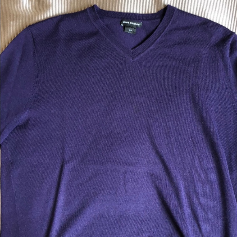 Club Monaco purple sweater